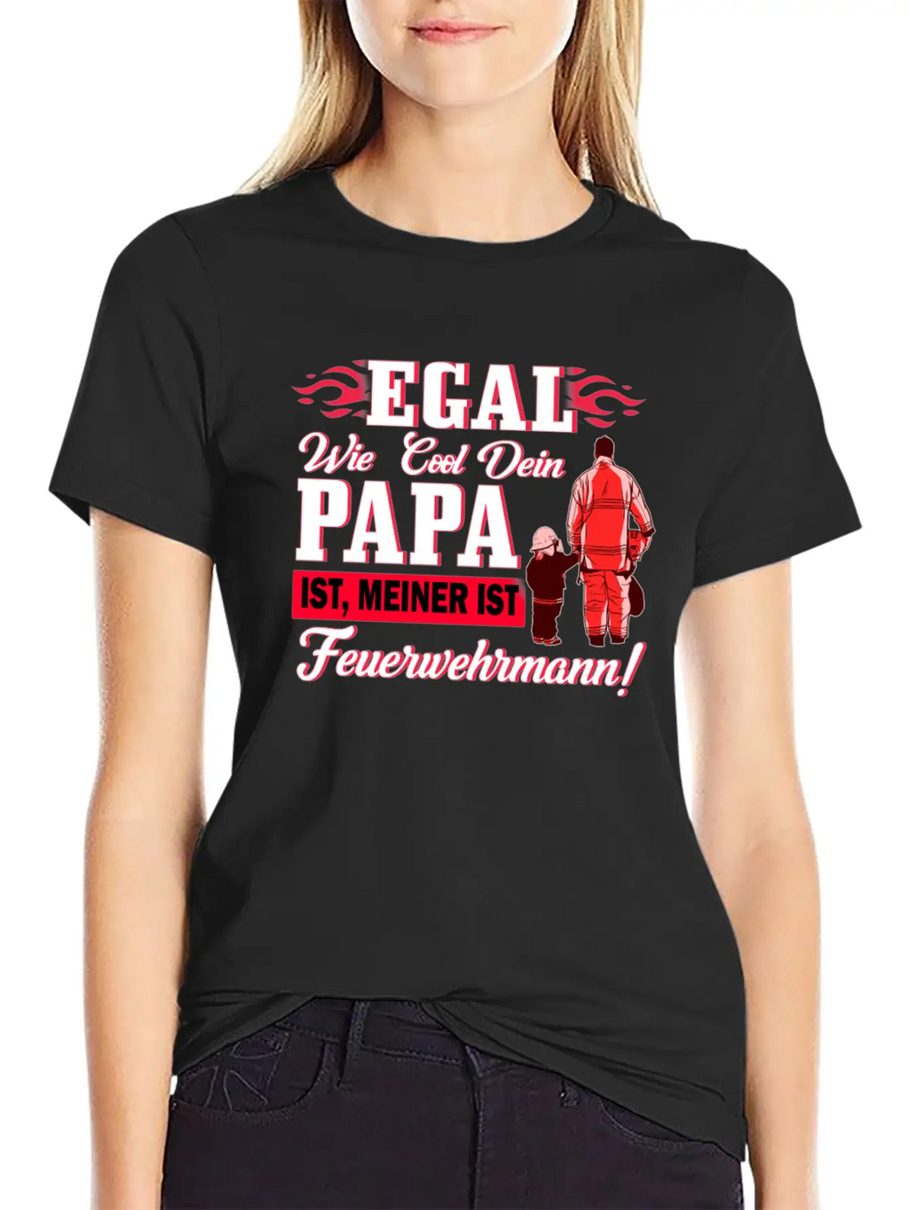 No Matter How Cool Your Dad Is Mine Is A Firefight Timeless Short Sleeve Tee – Comfy And Minimalist Design