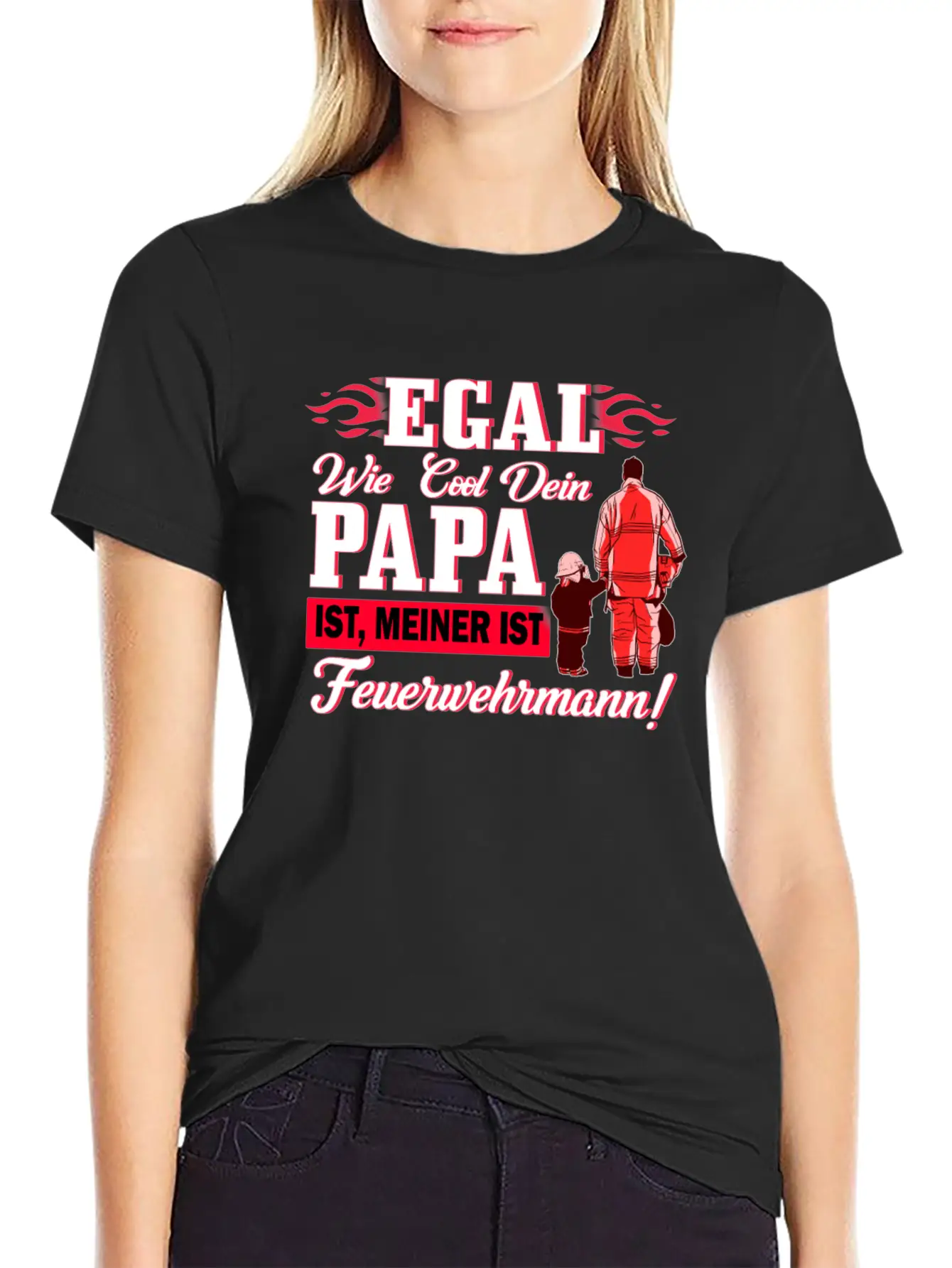 No Matter How Cool Your Dad Is Mine Is A Firefight Timeless Short Sleeve Tee – Comfy And Minimalist Design