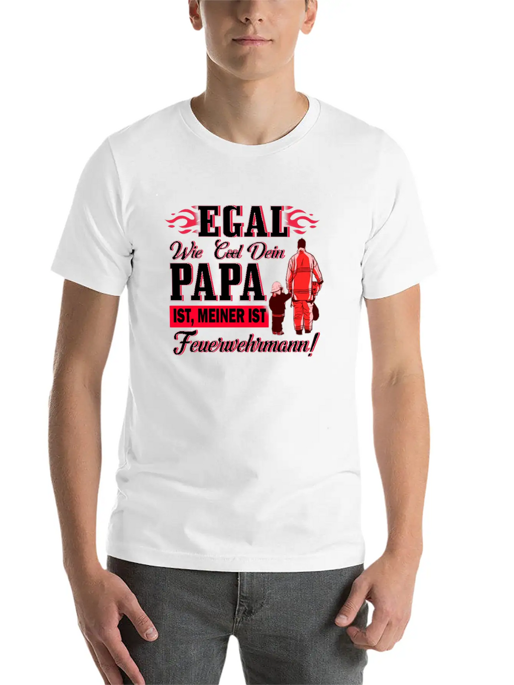 No Matter How Cool Your Dad Is Mine Is A Firefight Timeless Short Sleeve Tee – Comfy And Minimalist Design