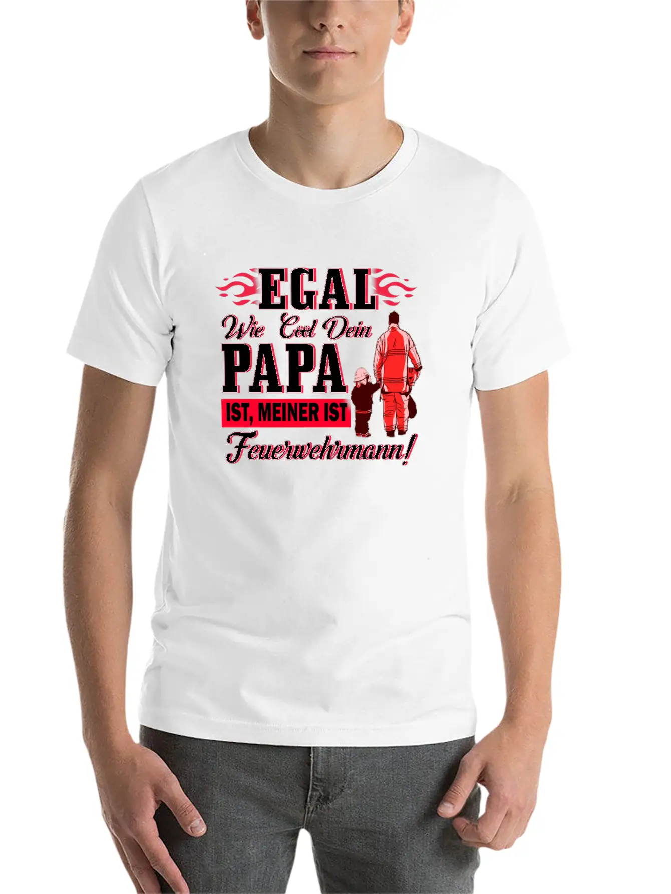 No Matter How Cool Your Dad Is Mine Is A Firefight Timeless Short Sleeve Tee – Comfy And Minimalist Design