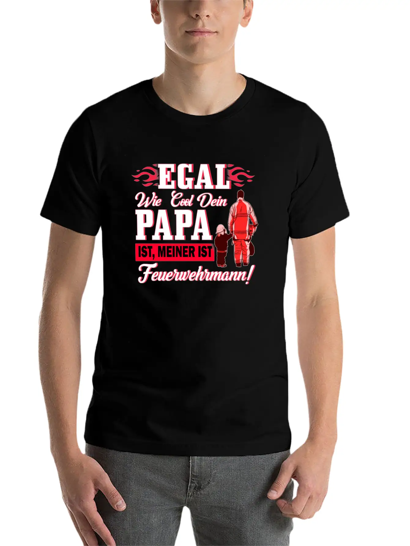 No Matter How Cool Your Dad Is Mine Is A Firefight Timeless Short Sleeve Tee – Comfy And Minimalist Design