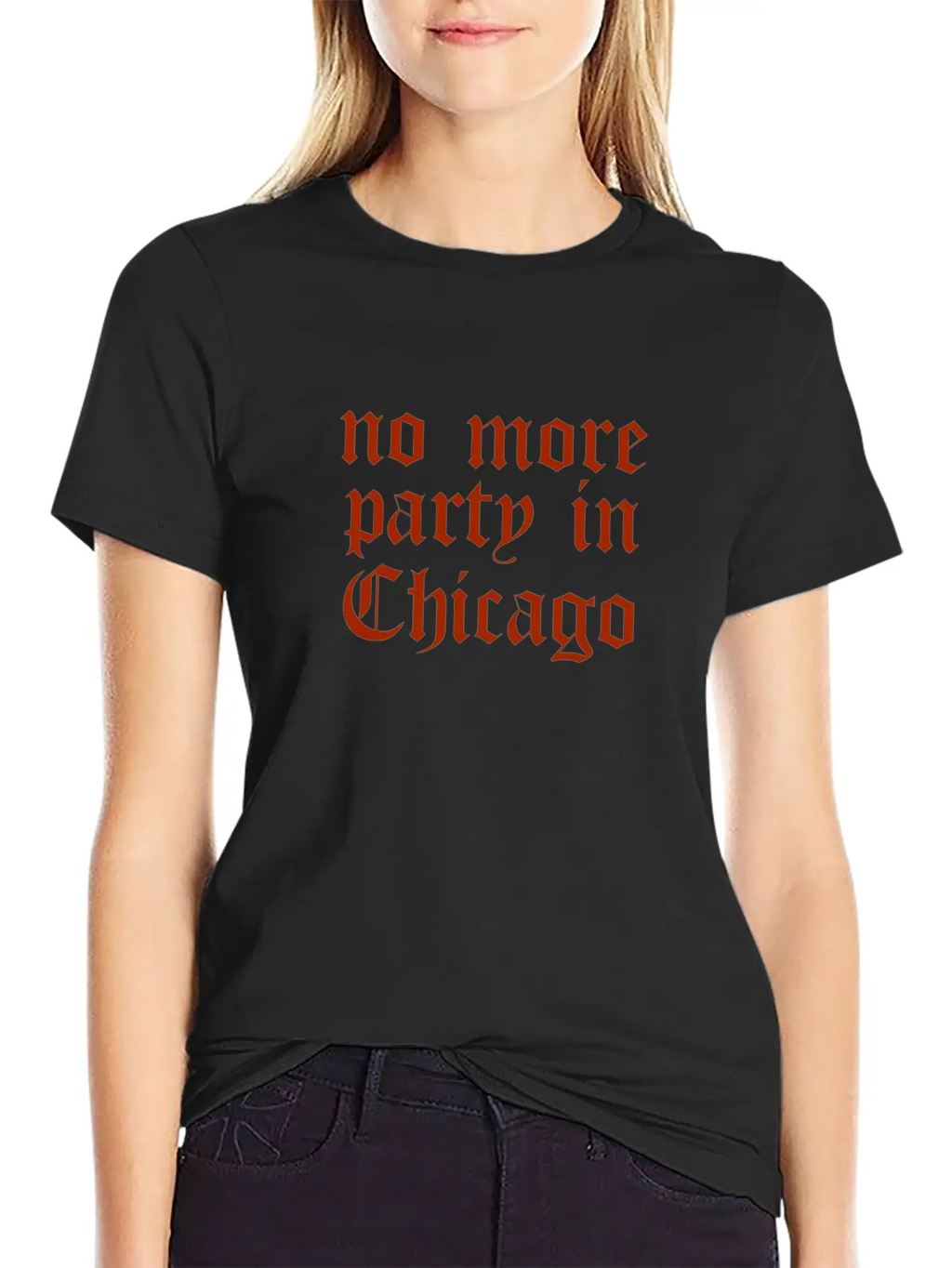 No More Party In Chicago Timeless Short Sleeve Tee – Comfy And Minimalist Design
