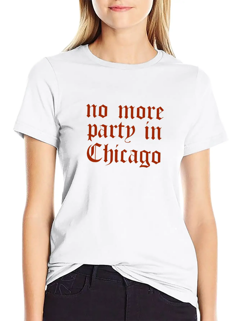No More Party In Chicago Timeless Short Sleeve Tee – Comfy And Minimalist Design