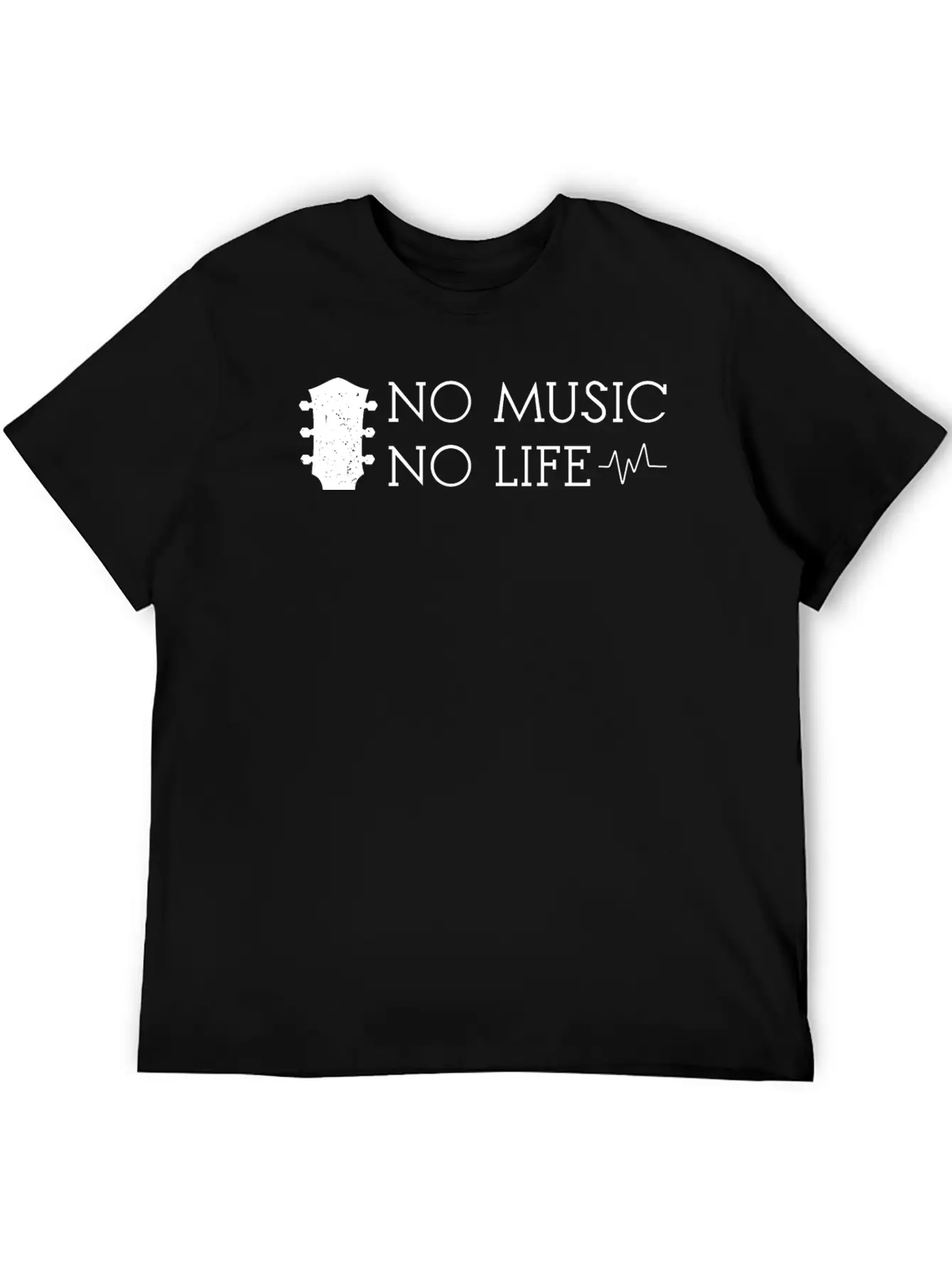 No Music No Life Breathable Soft Cotton T-Shirt – Timeless Casual Look