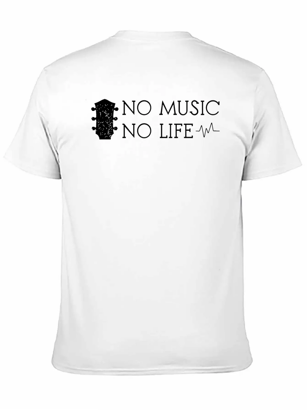 No Music No Life Breathable Soft Cotton T-Shirt – Timeless Casual Look