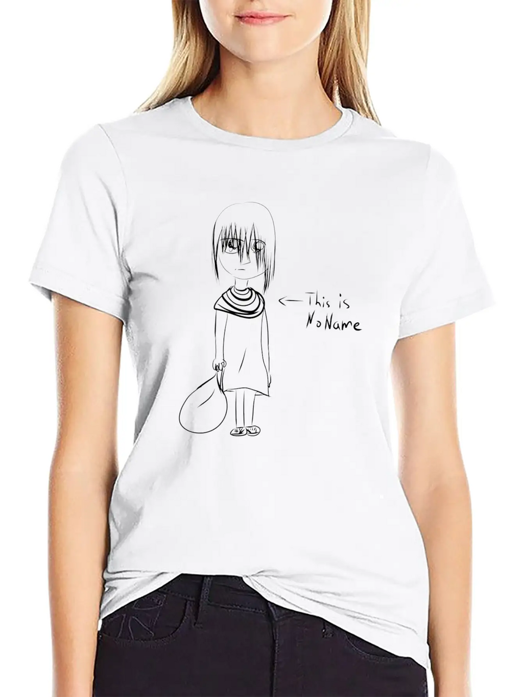 No Name Character Timeless Short Sleeve Tee – Comfy And Minimalist Design