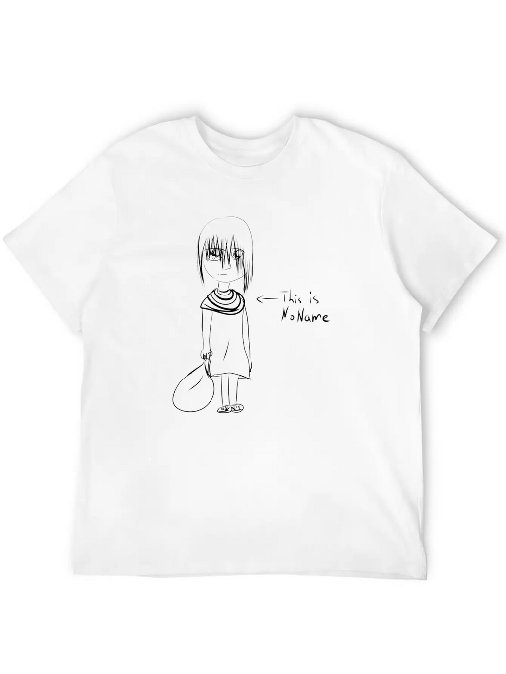 No Name Character Timeless Short Sleeve Tee – Comfy And Minimalist Design