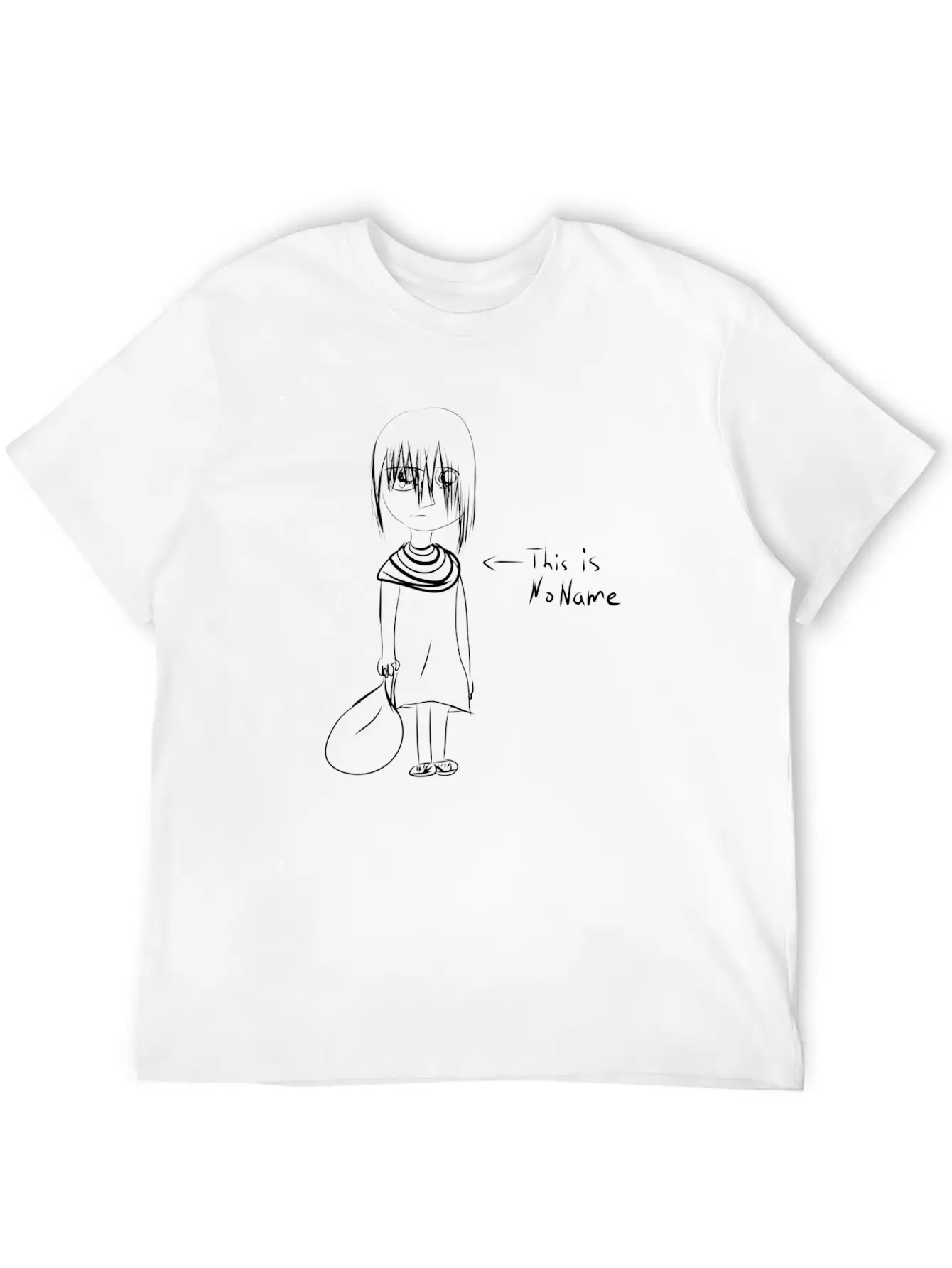 No Name Character Timeless Short Sleeve Tee – Comfy And Minimalist Design