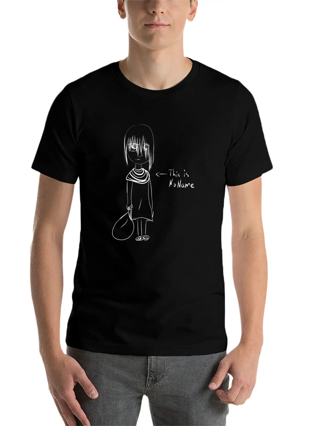 No Name Character Timeless Short Sleeve Tee – Comfy And Minimalist Design