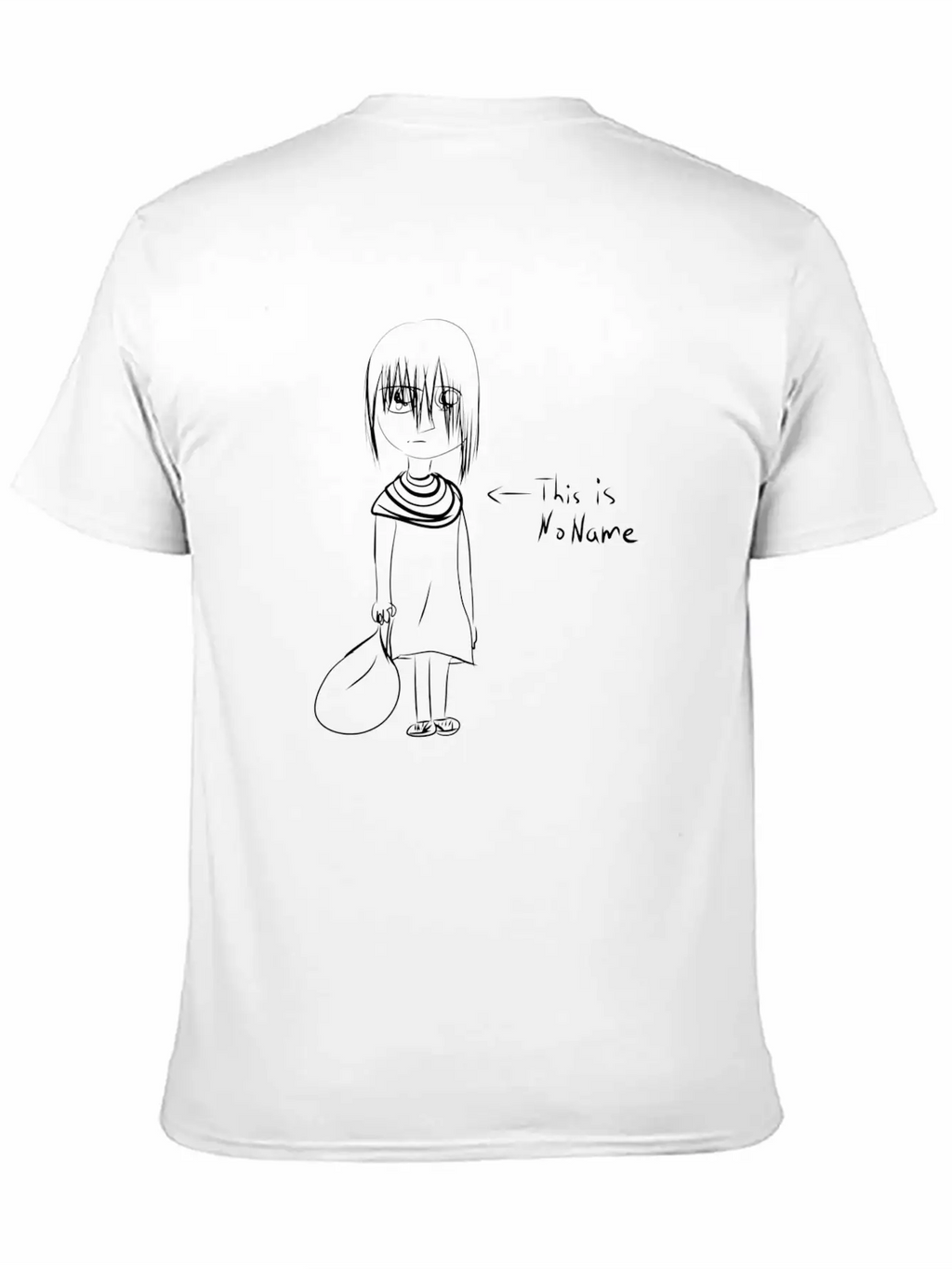 No Name Character Timeless Short Sleeve Tee – Comfy And Minimalist Design