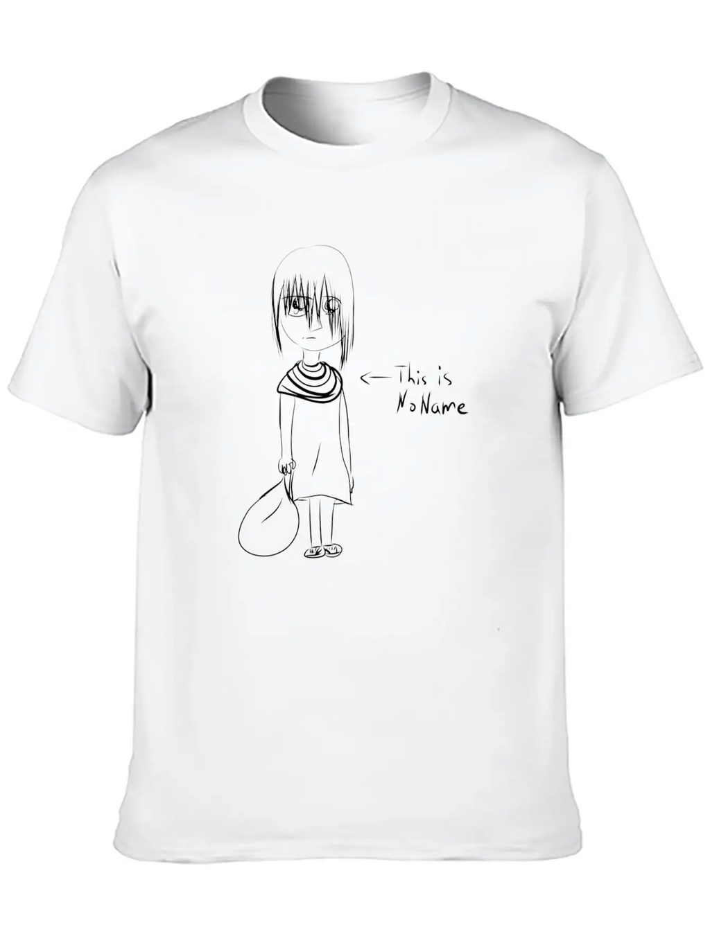 No Name Character Timeless Short Sleeve Tee – Comfy And Minimalist Design