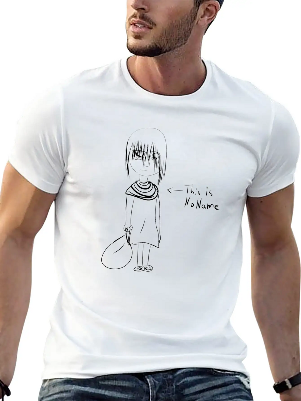 No Name Character Timeless Short Sleeve Tee – Comfy And Minimalist Design