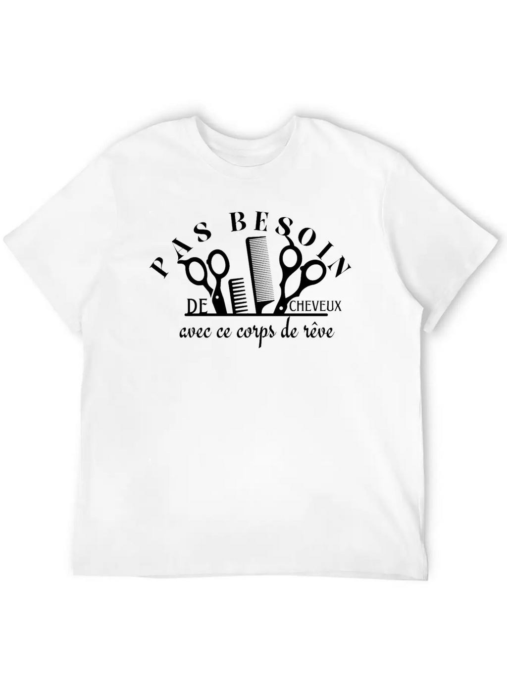 No Need For Hair With This Dream Body Essential Cotton Tee For Daily Outfits – Unisex Style