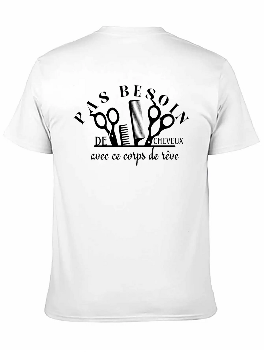 No Need For Hair With This Dream Body Essential Cotton Tee For Daily Outfits – Unisex Style