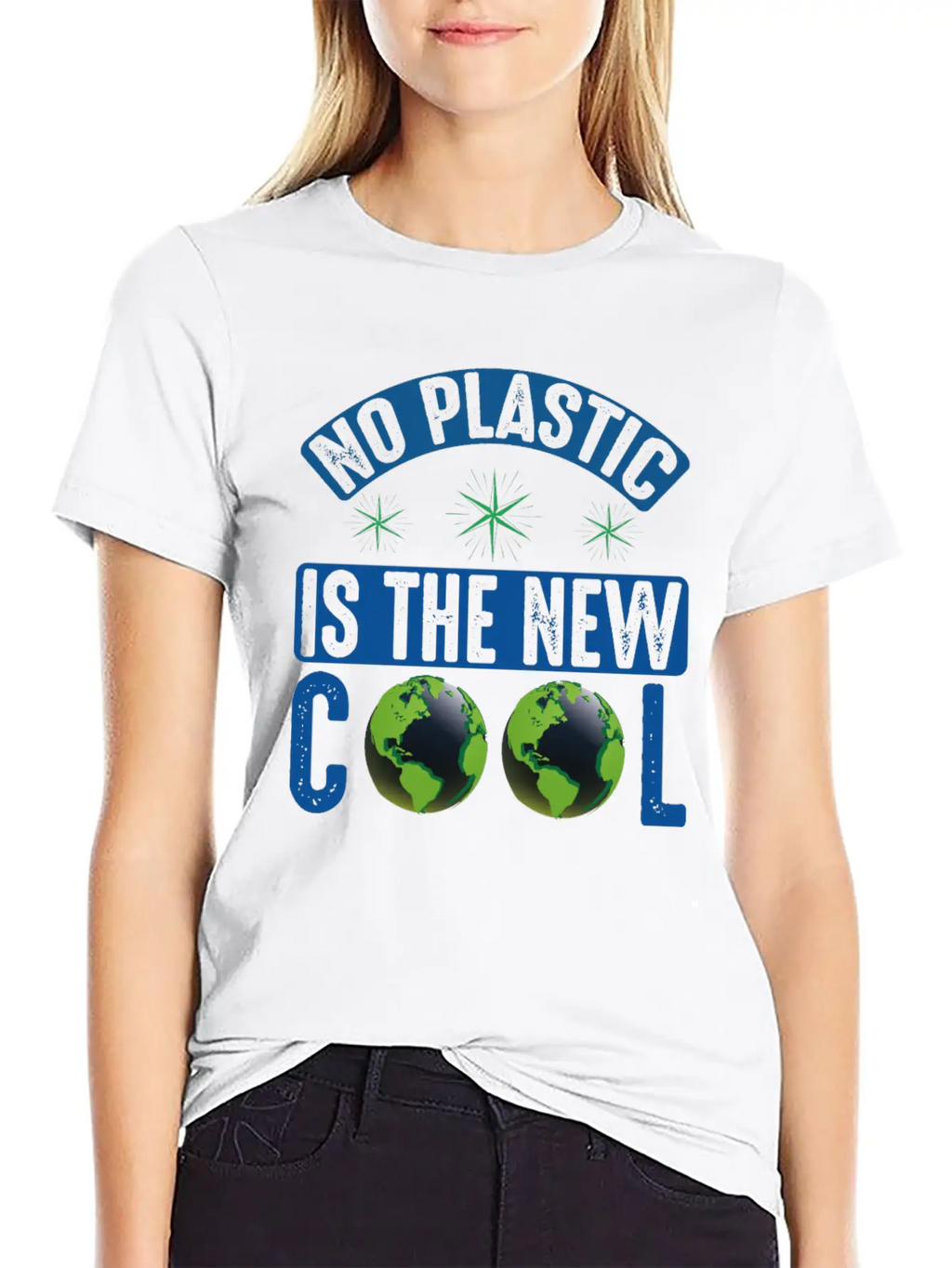 No Plastic Is The Cool Sea Protection Support Breathable Graphic T-Shirt – Perfect For Casual Days