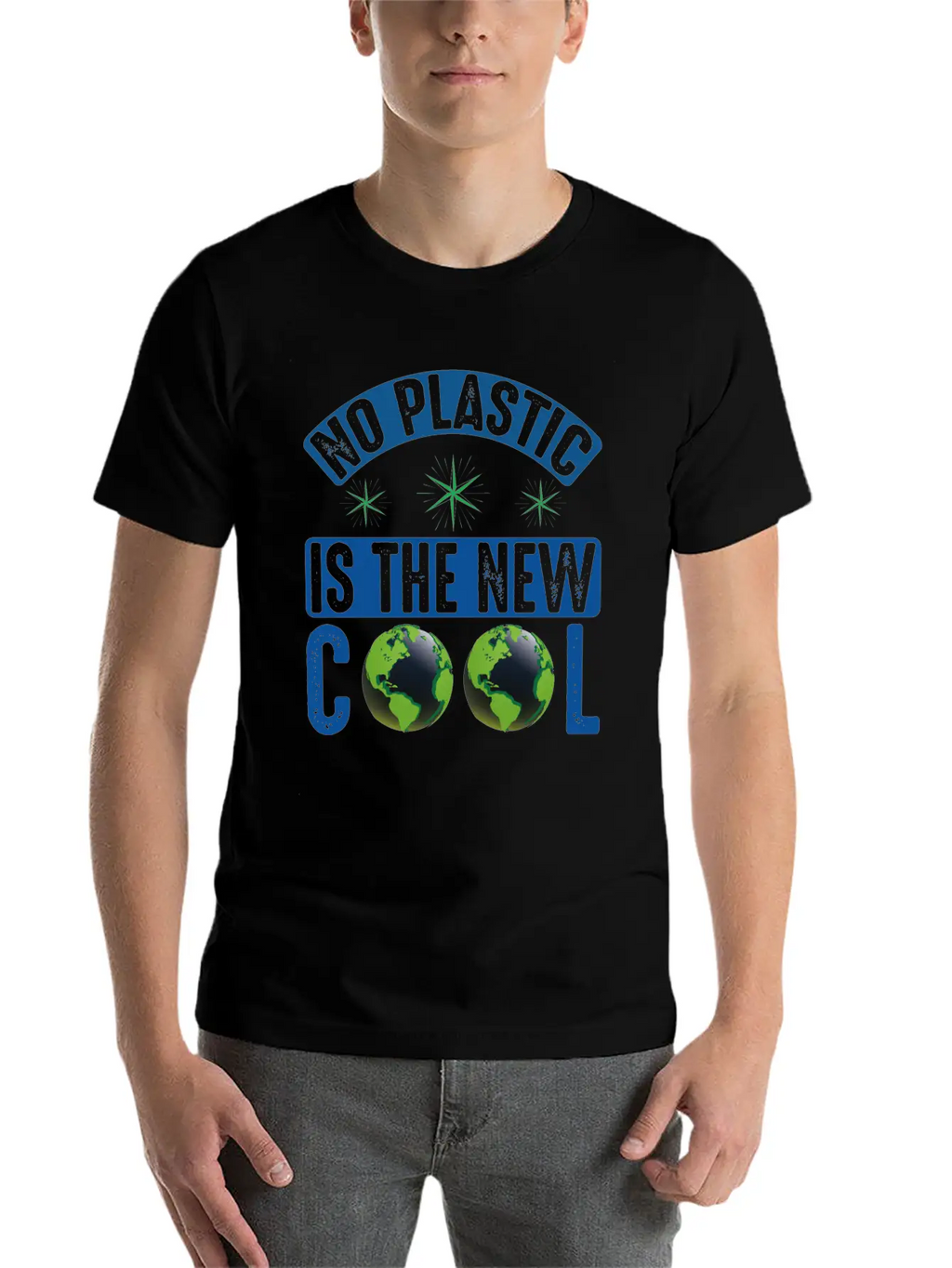 No Plastic Is The Cool Sea Protection Support Breathable Graphic T-Shirt – Perfect For Casual Days
