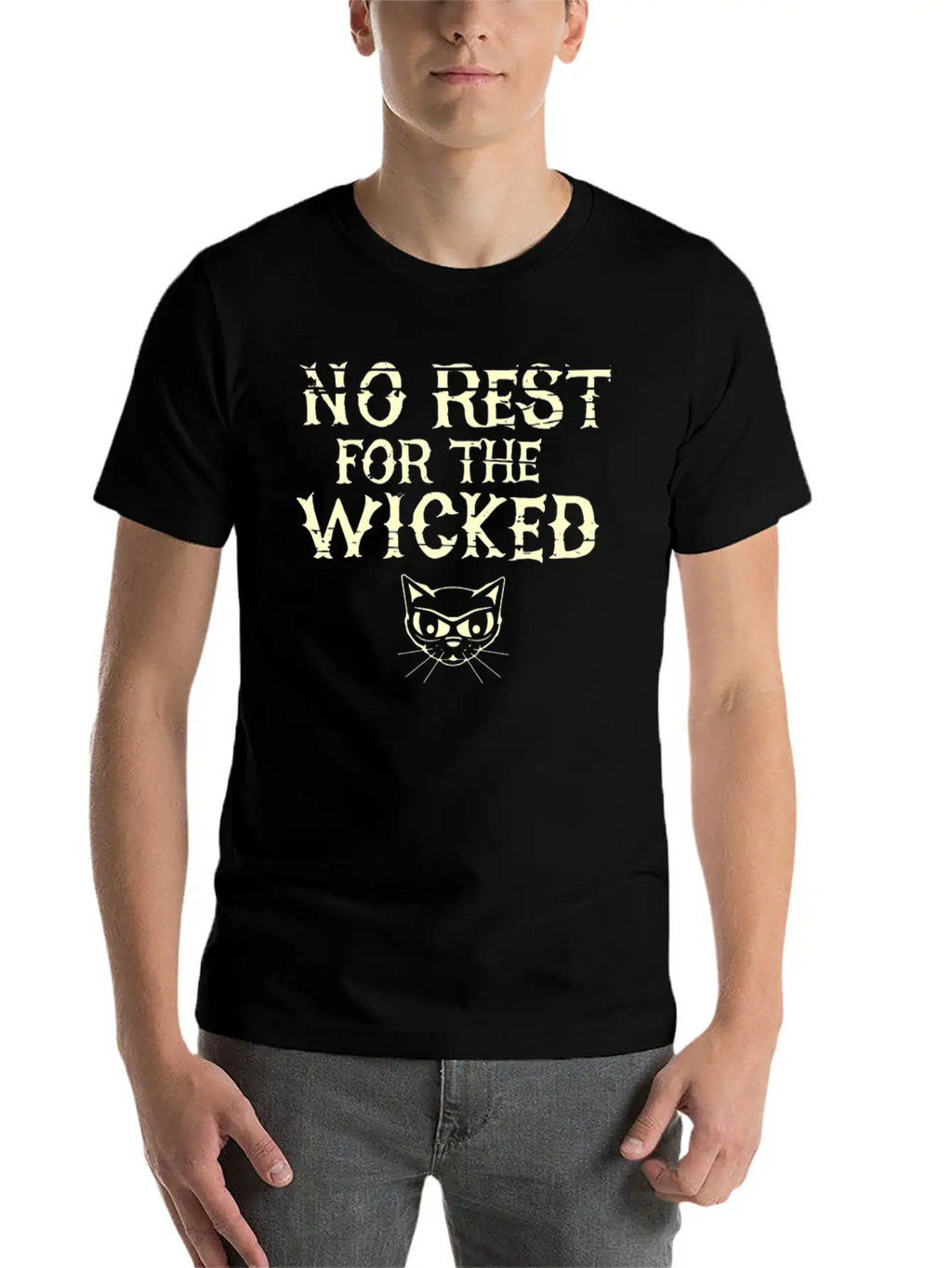 No Rest For The Wicked Stylish Everyday T-Shirt – Unisex Basic Cotton Tee