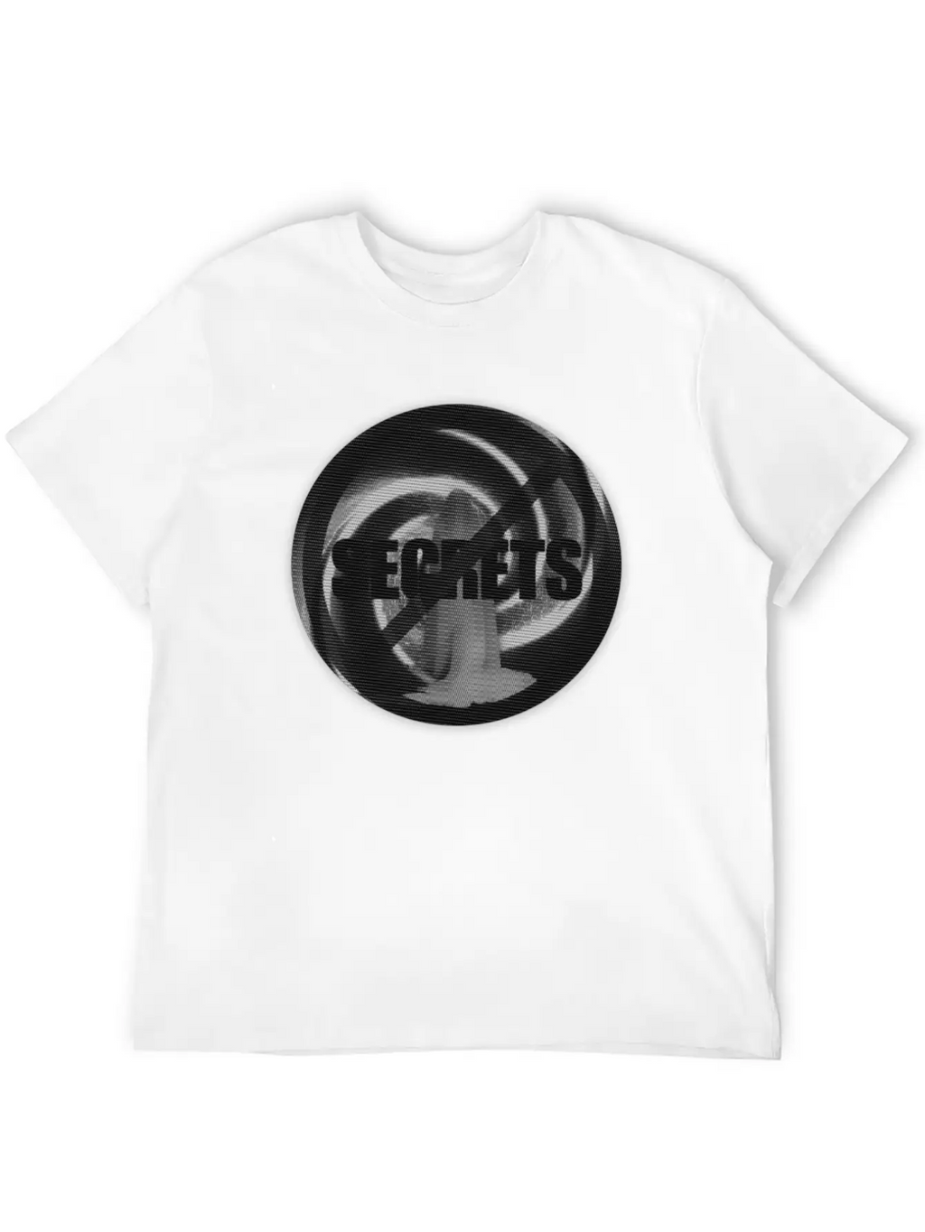 NO SECRETS W/ GHOSTLY FIGURE STANDING IN A VORTEX Classic Cotton Tee – Unisex Comfort For Any Season