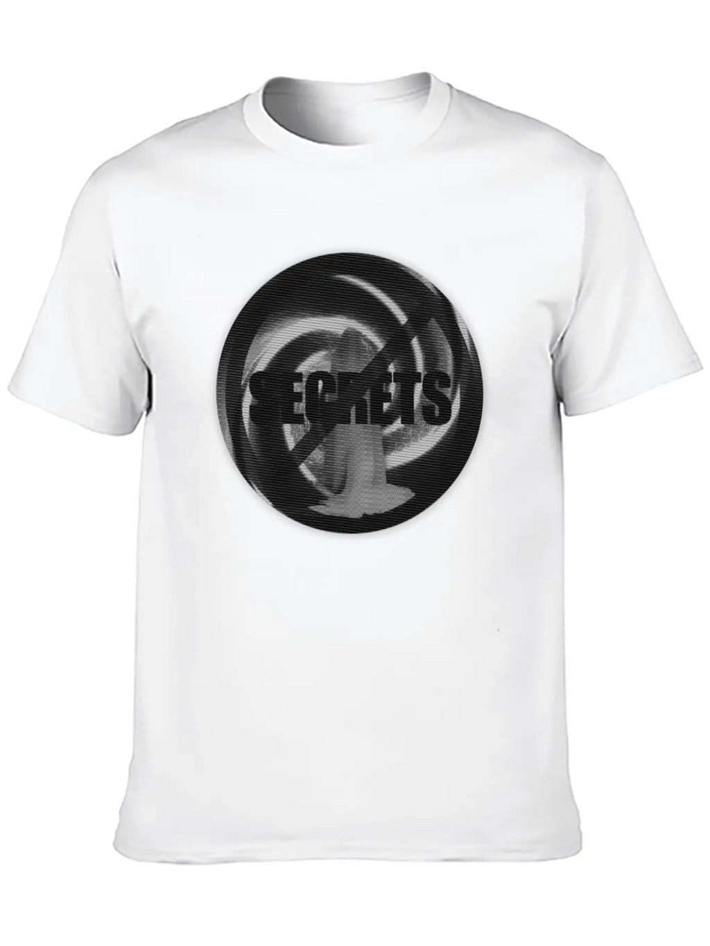 NO SECRETS W/ GHOSTLY FIGURE STANDING IN A VORTEX Classic Cotton Tee – Unisex Comfort For Any Season
