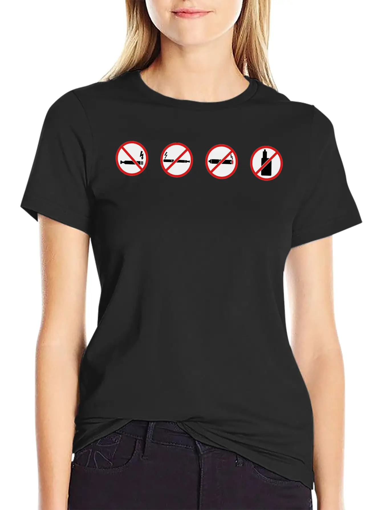 No Vaping Sign By Rones Classic Cotton Tee – Unisex Comfort For Any Season