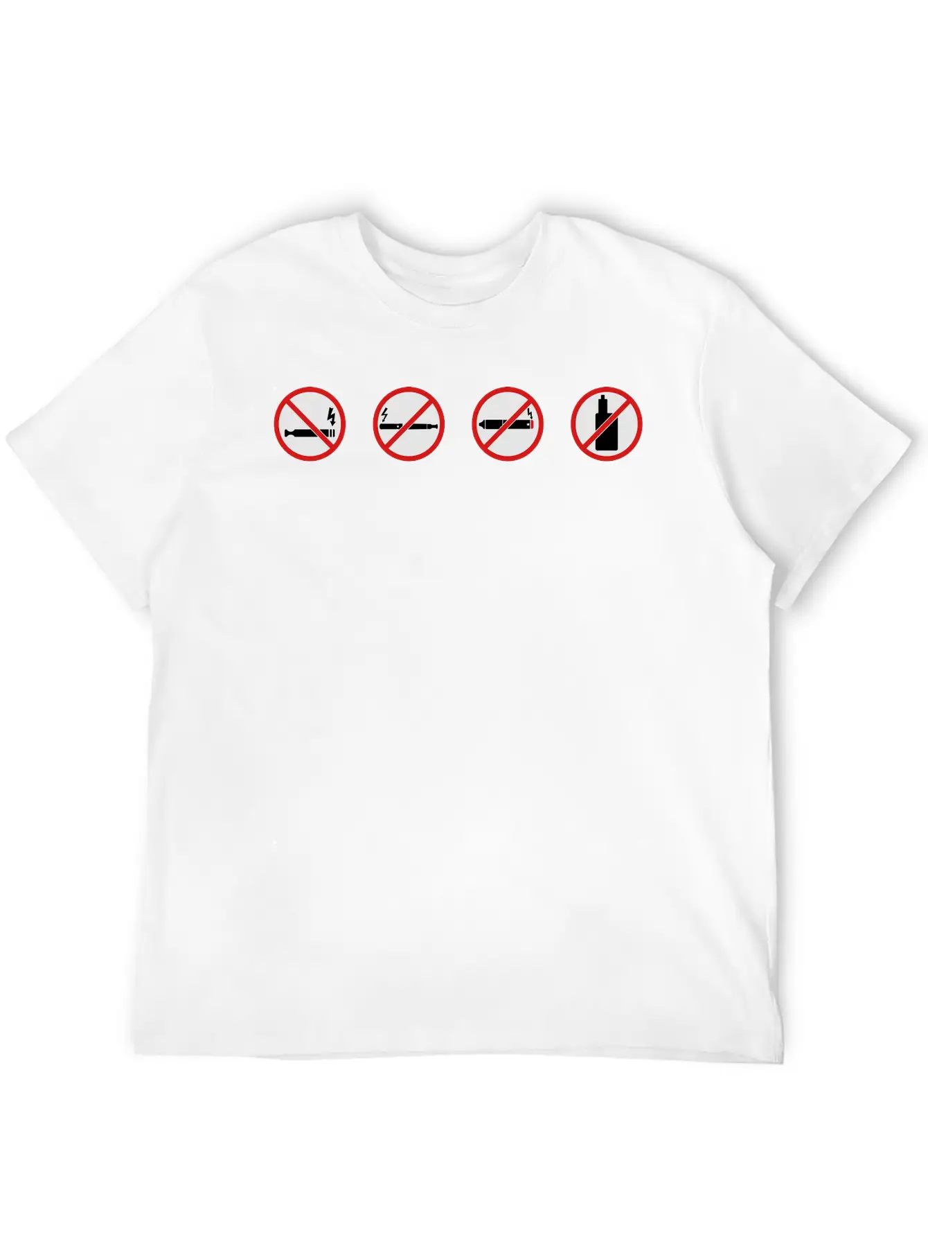No Vaping Sign By Rones Classic Cotton Tee – Unisex Comfort For Any Season