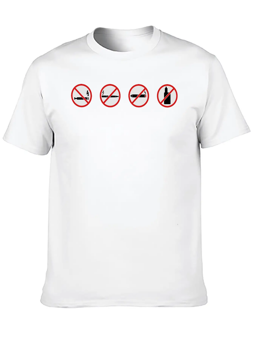 No Vaping Sign By Rones Classic Cotton Tee – Unisex Comfort For Any Season