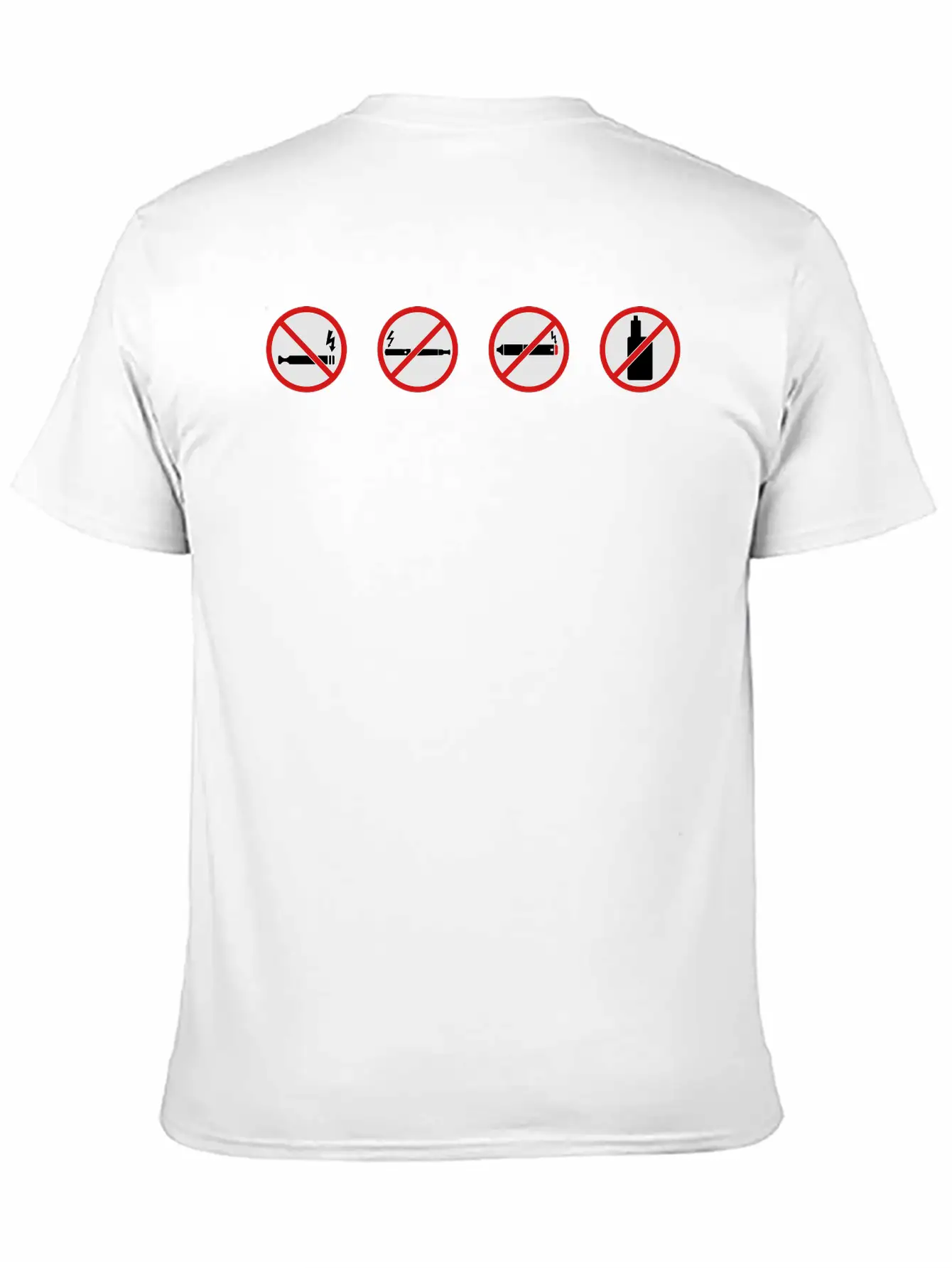 No Vaping Sign By Rones Classic Cotton Tee – Unisex Comfort For Any Season