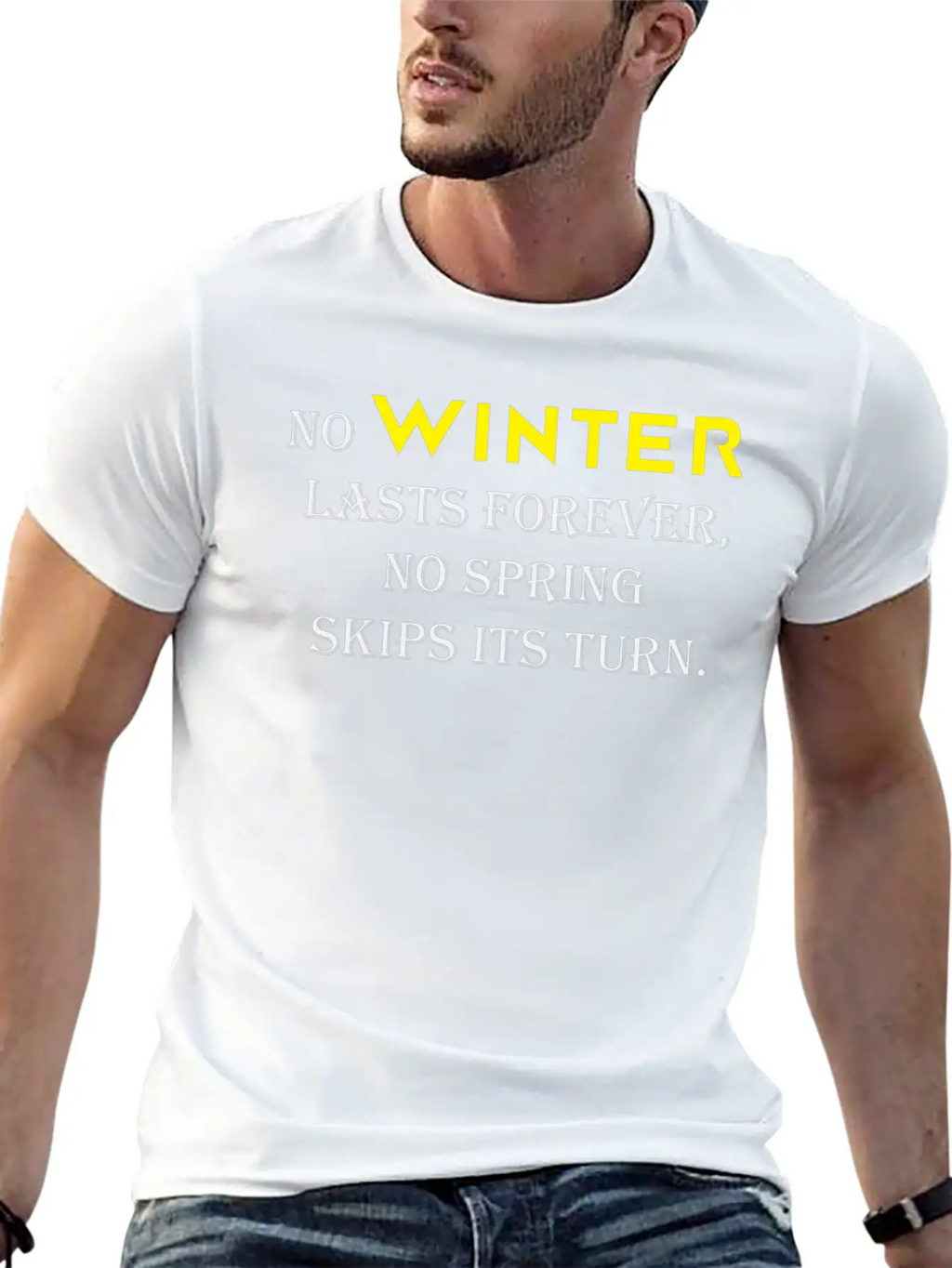 NO WINTER Timeless Short Sleeve Tee – Comfy And Minimalist Design
