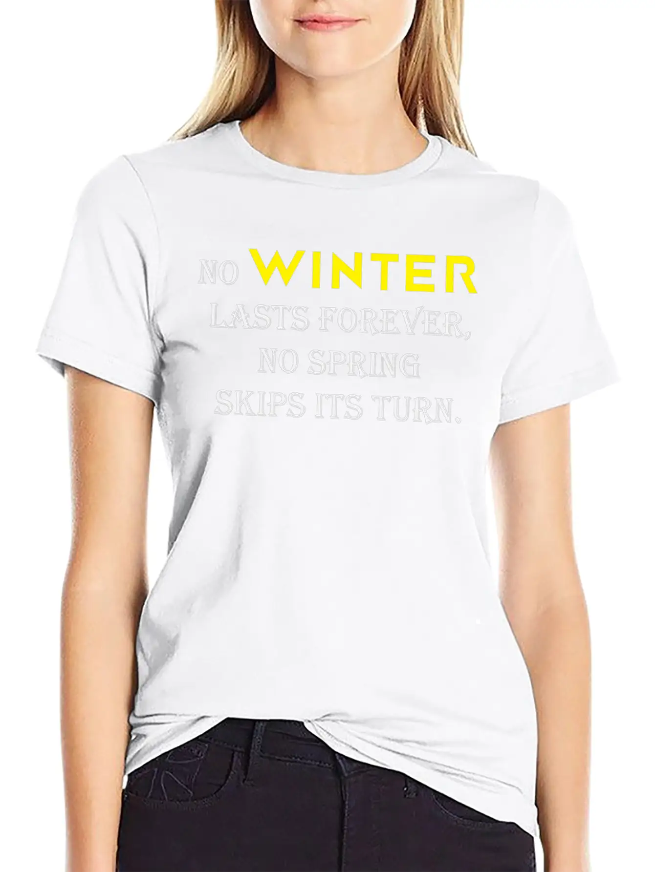 NO WINTER Timeless Short Sleeve Tee – Comfy And Minimalist Design