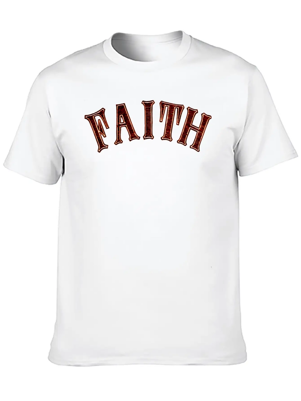 Noble Characteristic Typography Faith Breathable Graphic T-Shirt – Perfect For Casual Days