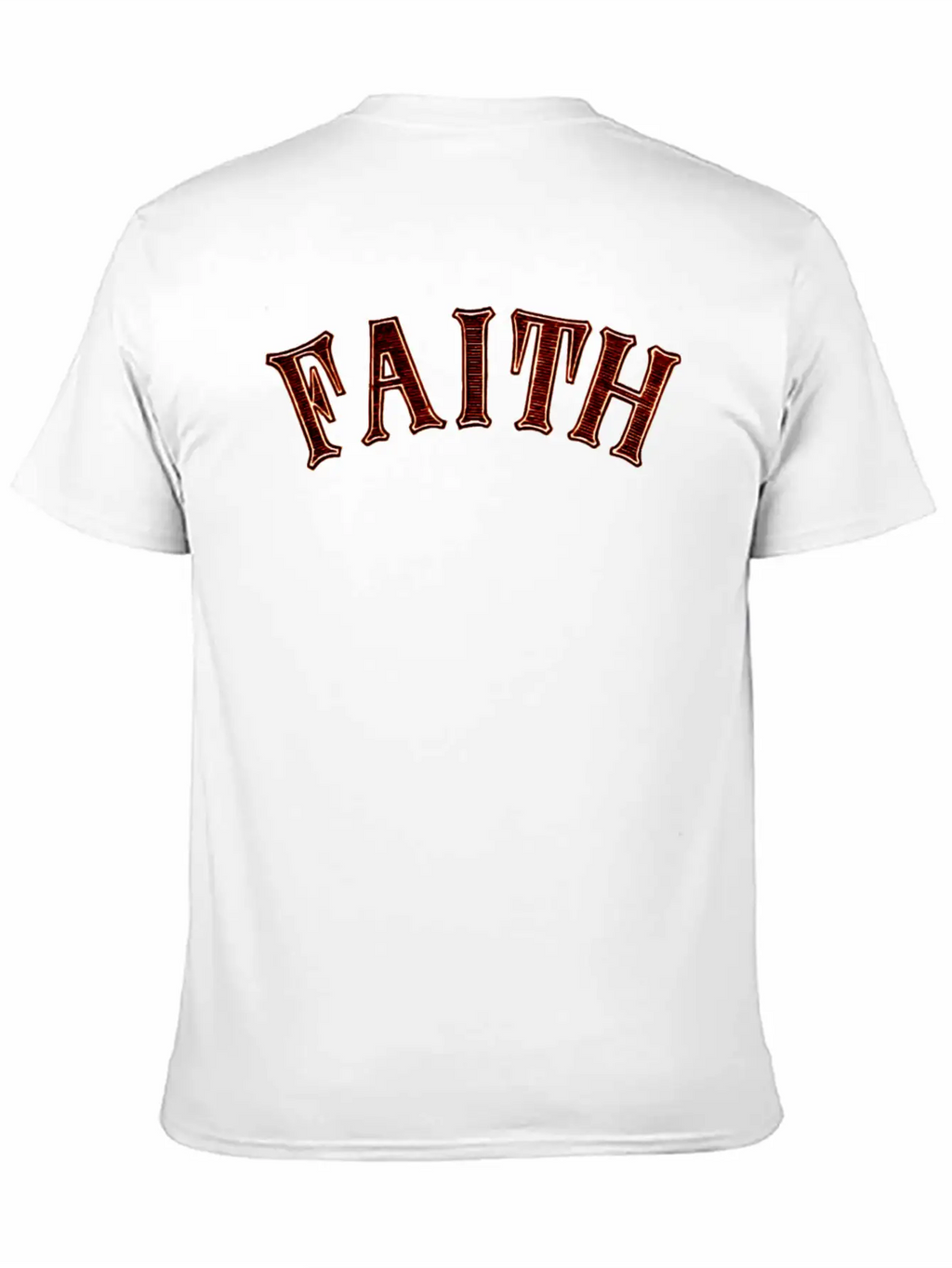 Noble Characteristic Typography Faith Breathable Graphic T-Shirt – Perfect For Casual Days