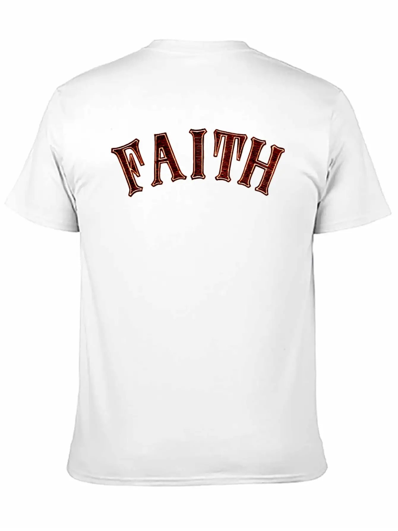 Noble Characteristic Typography Faith Breathable Graphic T-Shirt – Perfect For Casual Days