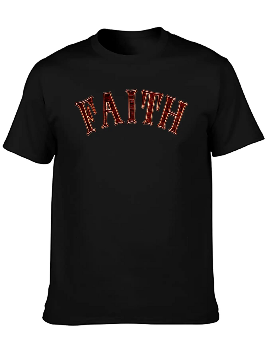 Noble Characteristic Typography Faith Breathable Graphic T-Shirt – Perfect For Casual Days