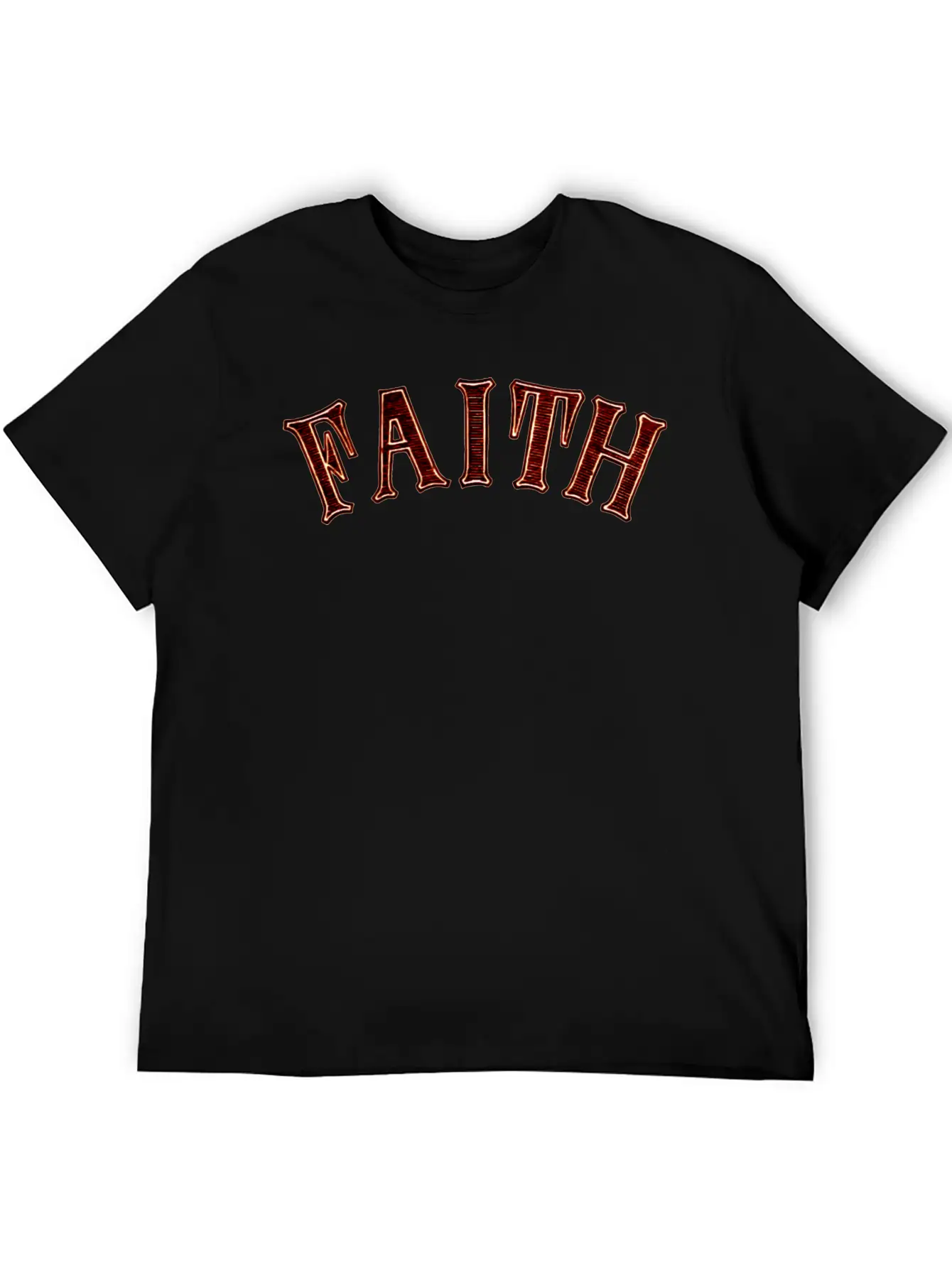 Noble Characteristic Typography Faith Breathable Graphic T-Shirt – Perfect For Casual Days