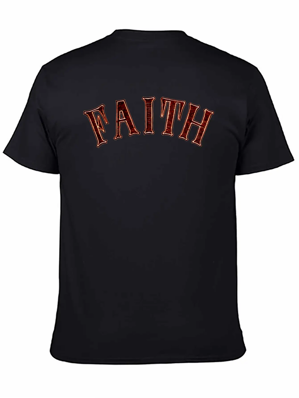 Noble Characteristic Typography Faith Breathable Graphic T-Shirt – Perfect For Casual Days