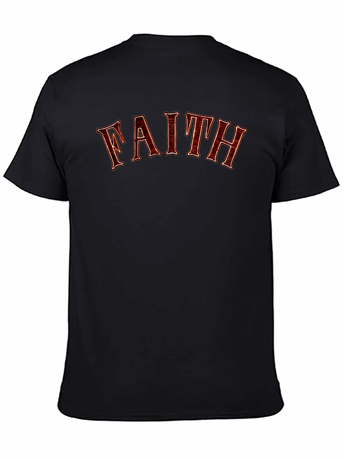 Noble Characteristic Typography Faith Breathable Graphic T-Shirt – Perfect For Casual Days