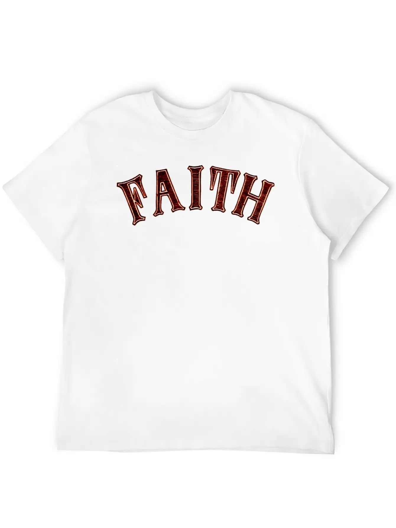 Noble Characteristic Typography Faith Breathable Graphic T-Shirt – Perfect For Casual Days
