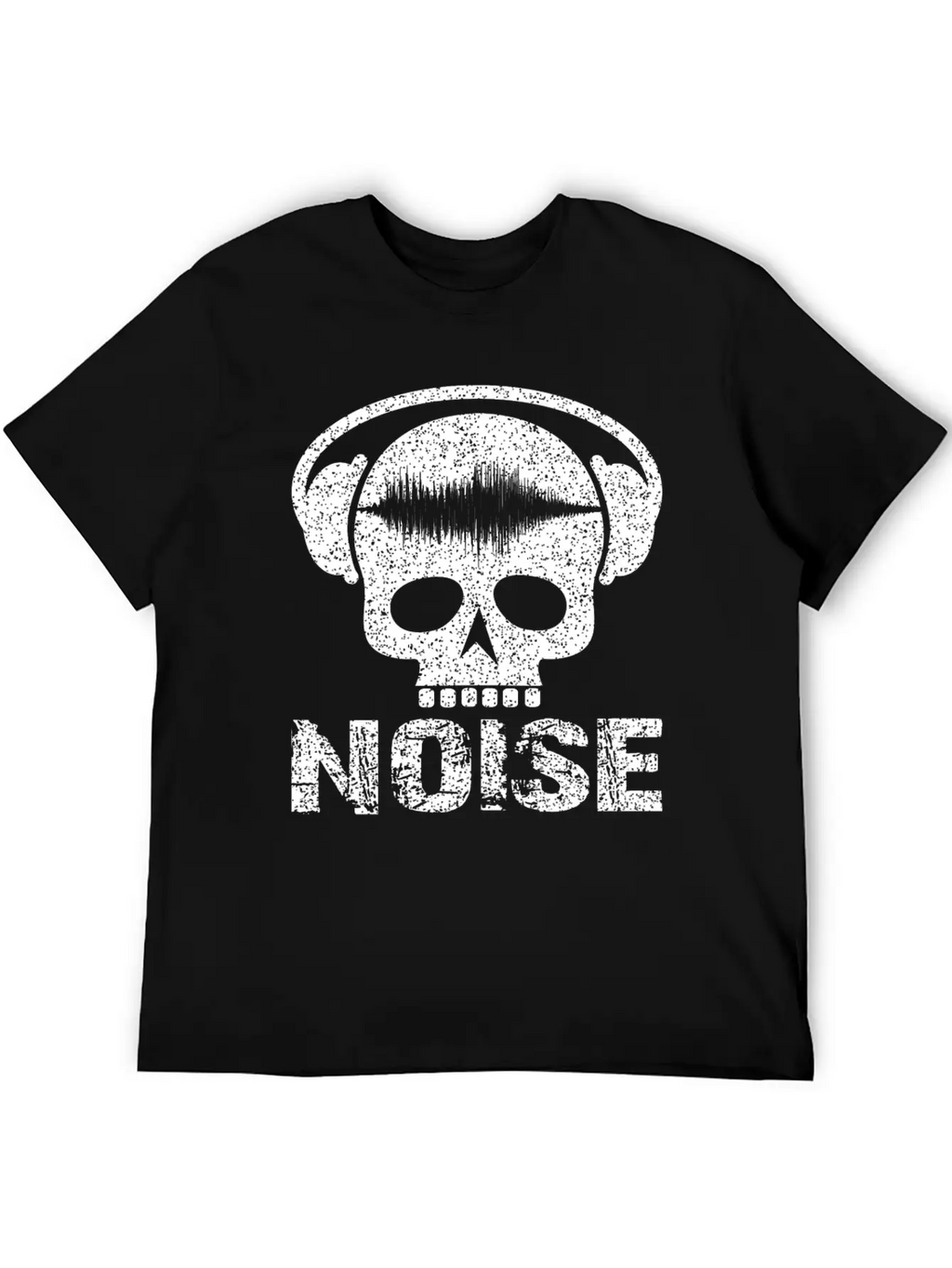 Noise Skull With Headset Unisex Casual T-Shirt – Clean Design For Daily Comfort