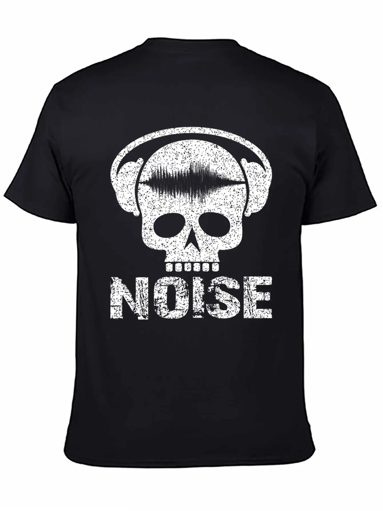 Noise Skull With Headset Unisex Casual T-Shirt – Clean Design For Daily Comfort