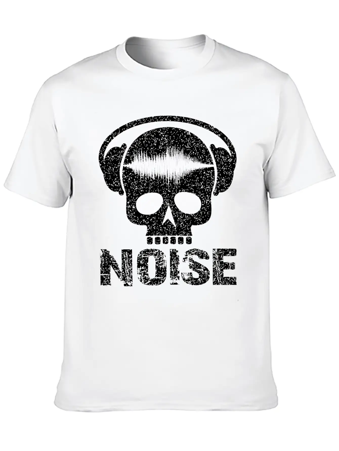 Noise Skull With Headset Unisex Casual T-Shirt – Clean Design For Daily Comfort