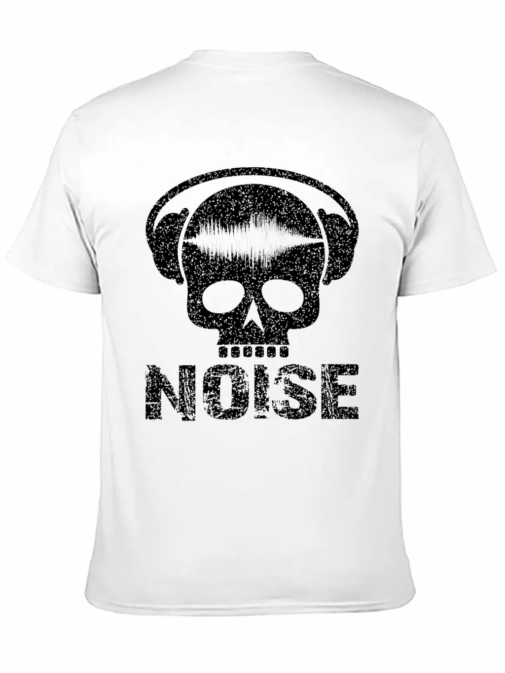 Noise Skull With Headset Unisex Casual T-Shirt – Clean Design For Daily Comfort