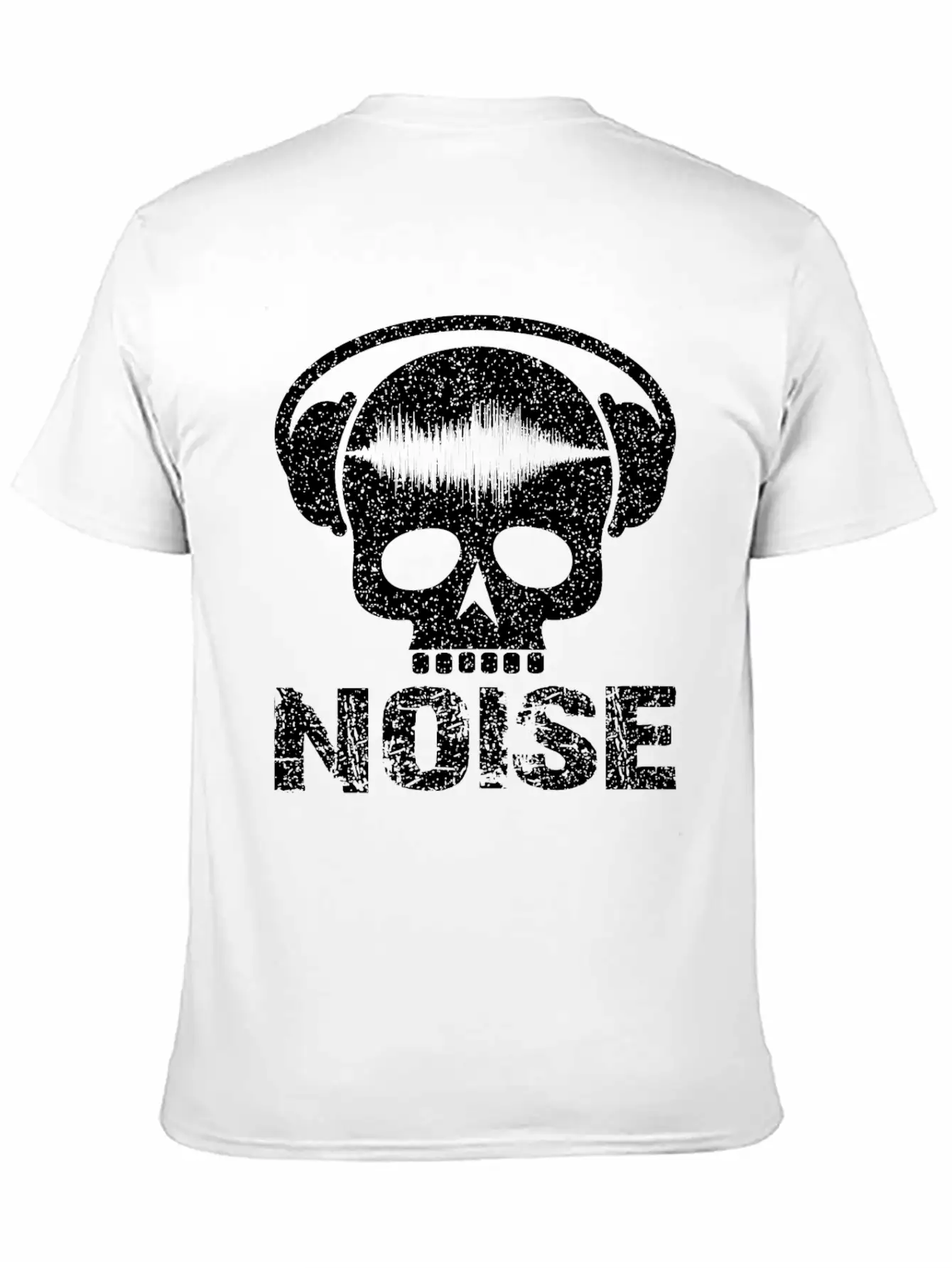 Noise Skull With Headset Unisex Casual T-Shirt – Clean Design For Daily Comfort