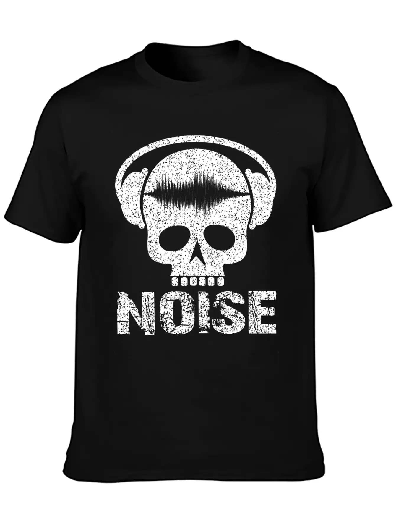 Noise Skull With Headset Unisex Casual T-Shirt – Clean Design For Daily Comfort
