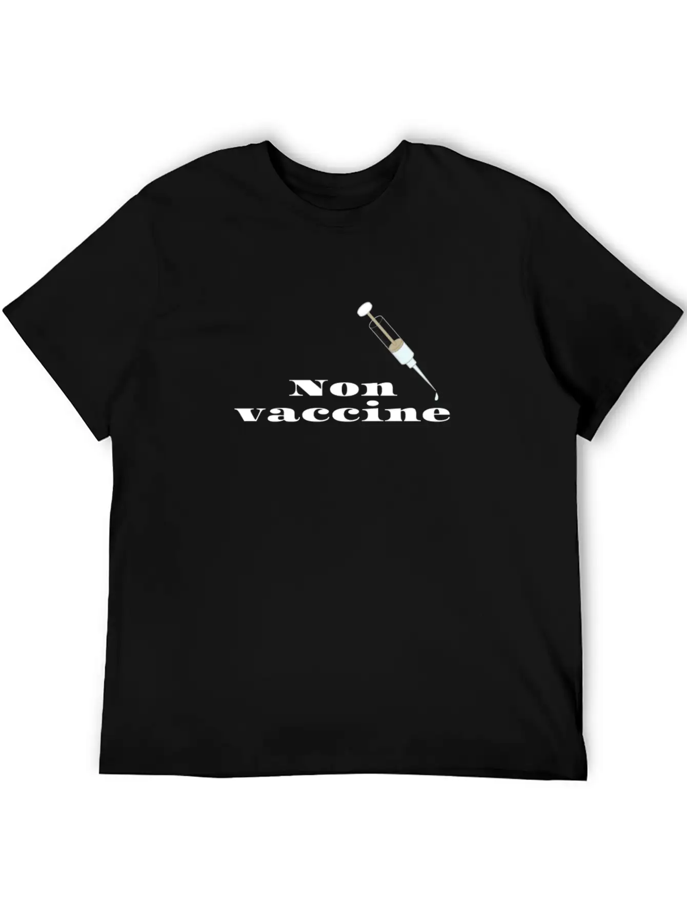 Non Vaccine Breathable Soft Cotton T-Shirt – Timeless Casual Look