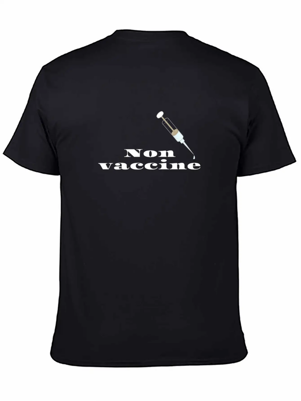 Non Vaccine Breathable Soft Cotton T-Shirt – Timeless Casual Look
