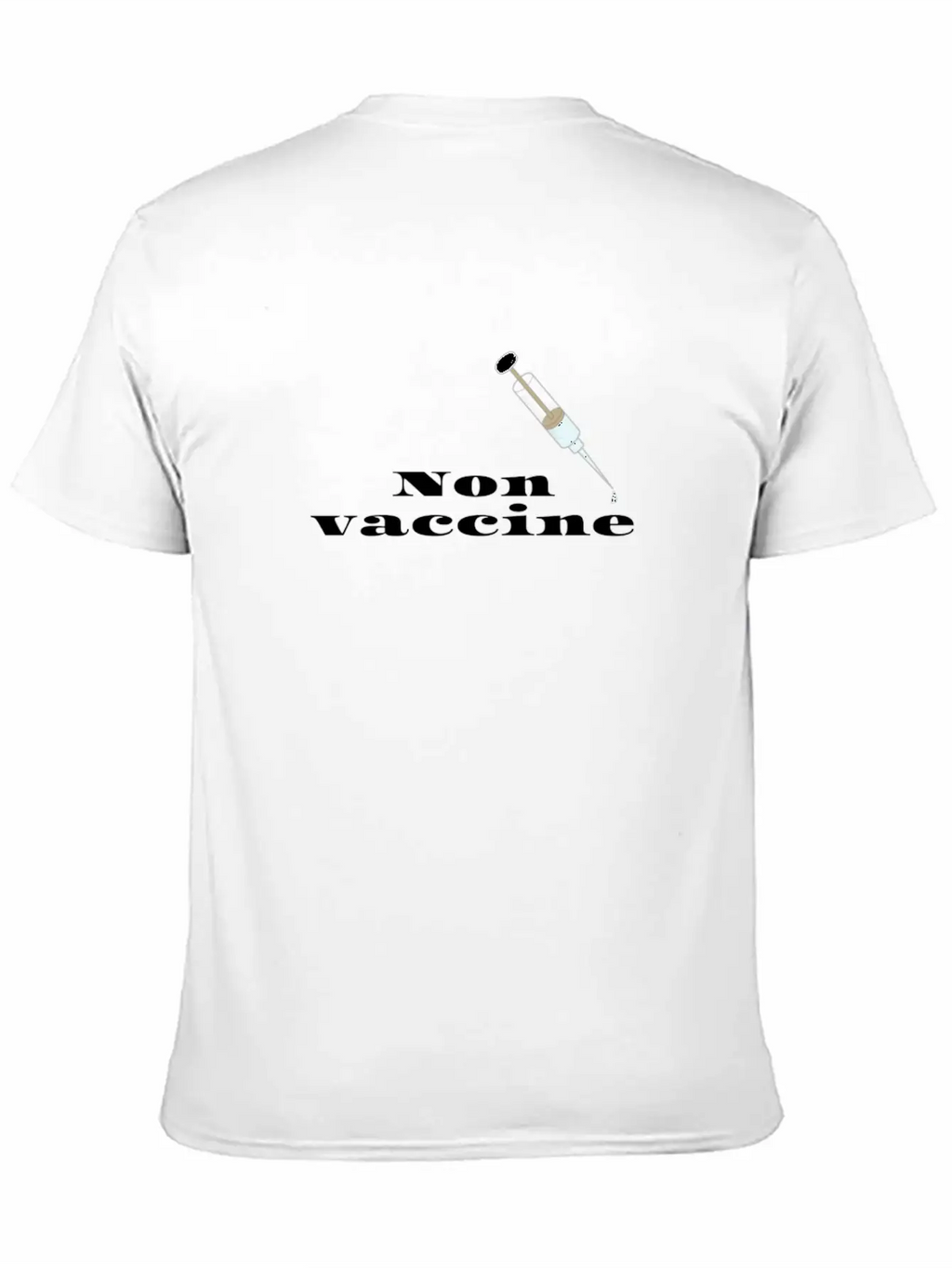 Non Vaccine Breathable Soft Cotton T-Shirt – Timeless Casual Look