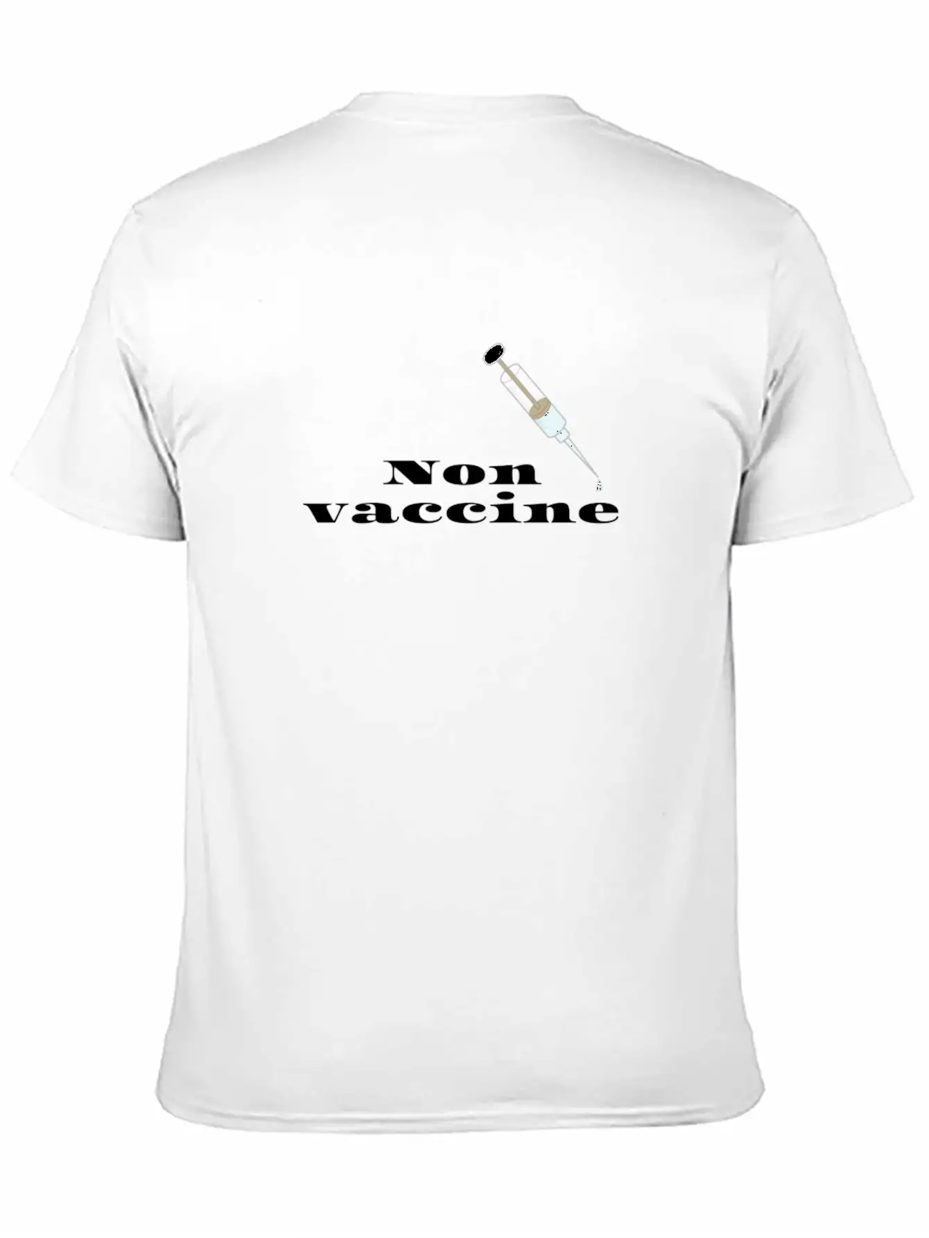Non Vaccine Breathable Soft Cotton T-Shirt – Timeless Casual Look