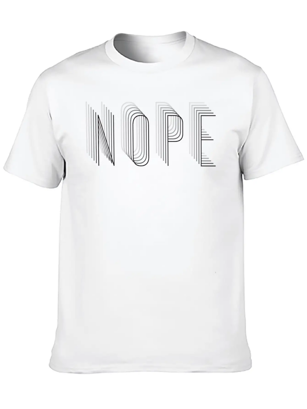 NOPE Classic Cotton Tee – Unisex Comfort For Any Season