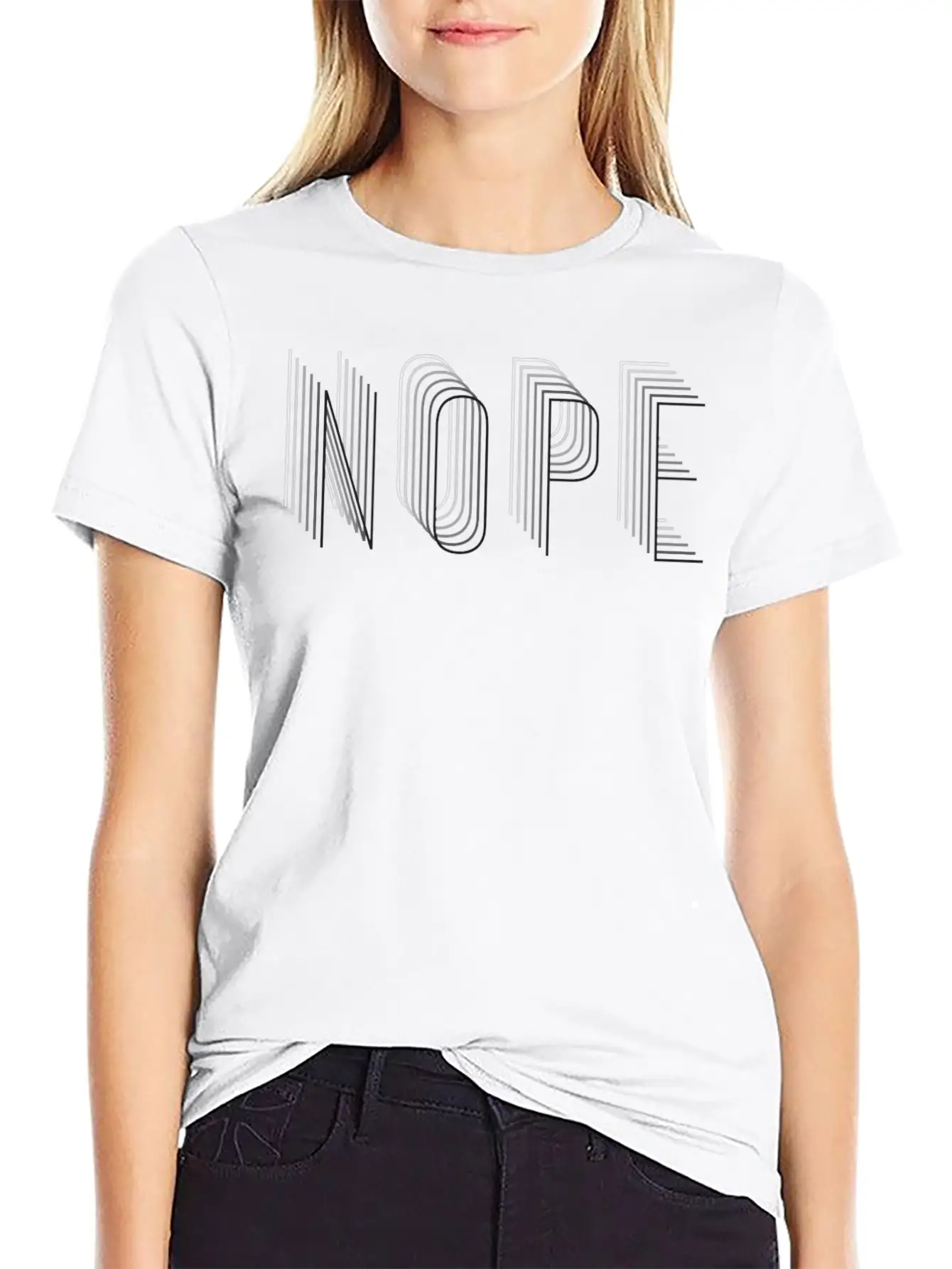 NOPE Classic Cotton Tee – Unisex Comfort For Any Season
