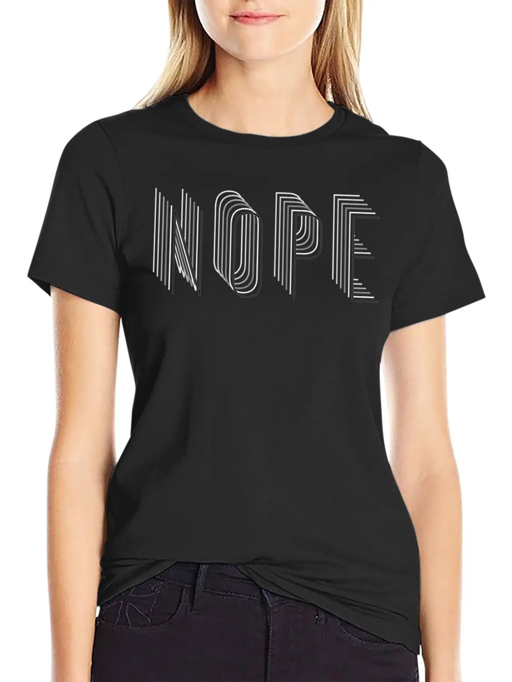 NOPE Classic Cotton Tee – Unisex Comfort For Any Season